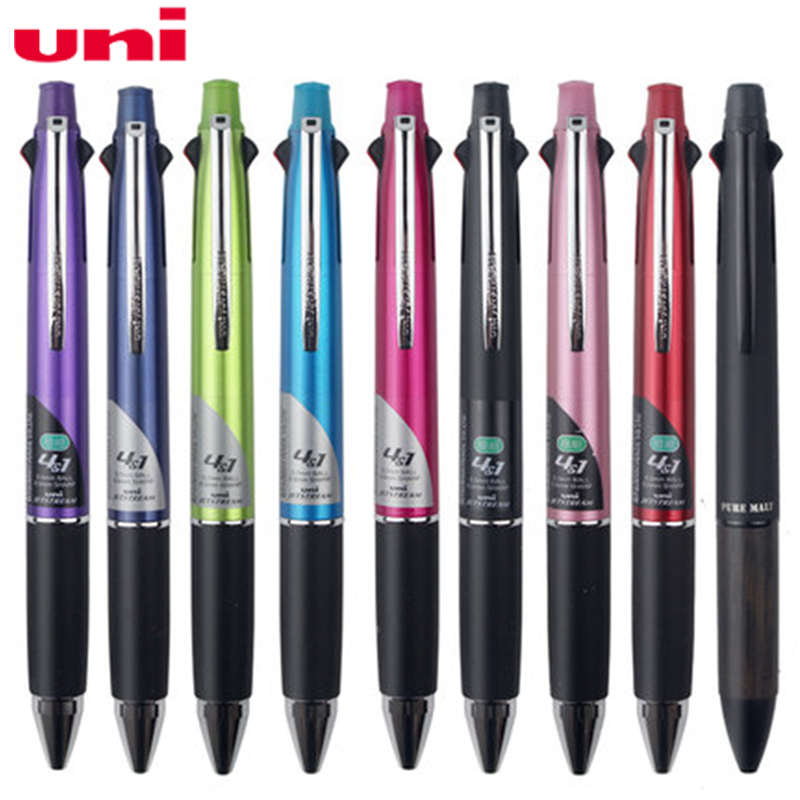 

2 pcs UNI Mitsubishi MSXE5-1000-05 Multifunction 4+1 Multifunction Multicolor Ballpoint Pen SXR-80 Refills, 0.5 2 pens