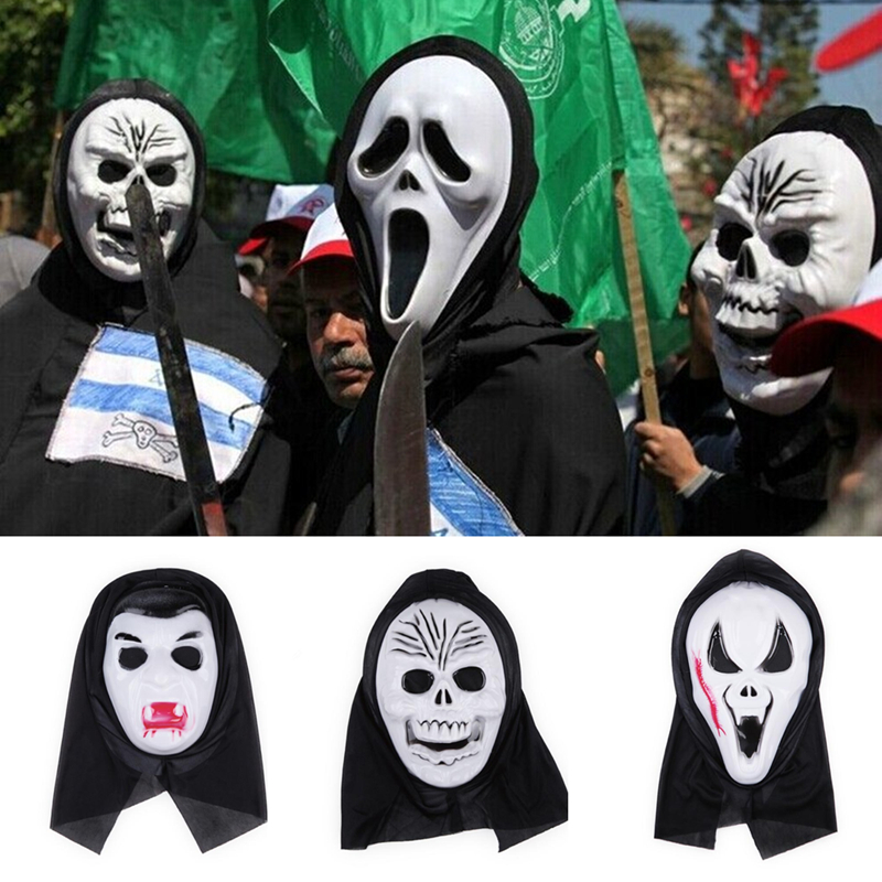 

Various styles of halloween monolithic horror mask death scary scream mask ghost festival ghost face props factory wholesale free shipping