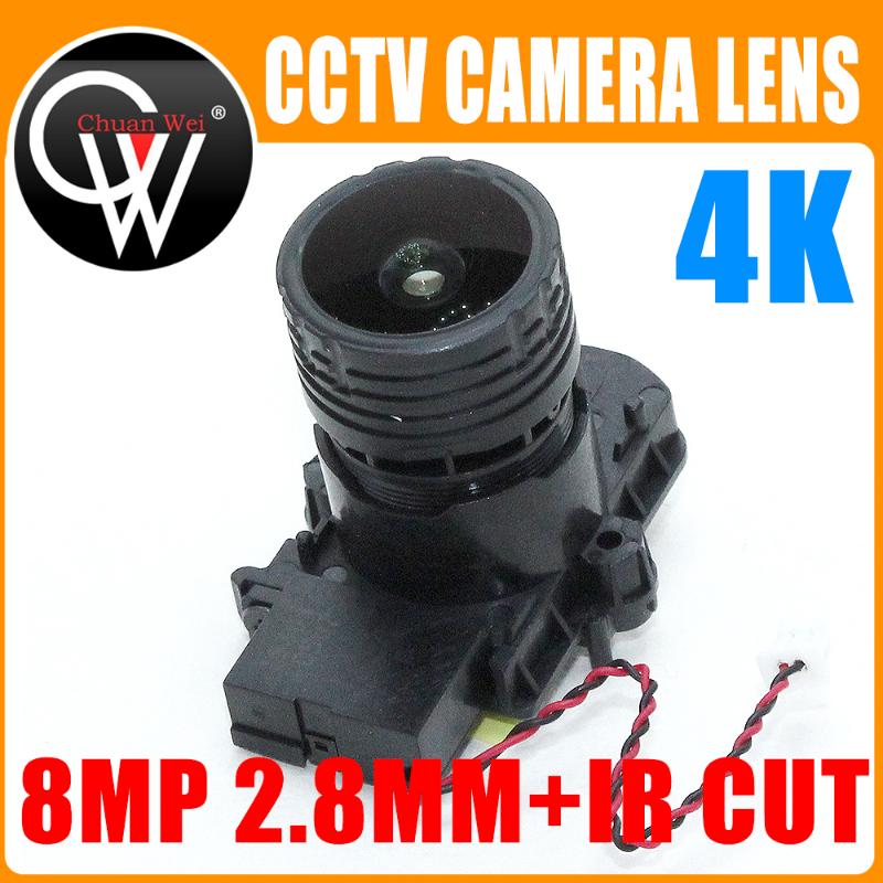 

4K HD 2.8mm Lens 8MP F0.95 M16 Focal 1/2.7" ir cut+lens for IMX327 , IMX307 , IMX290 IMX291 Camera Board Module