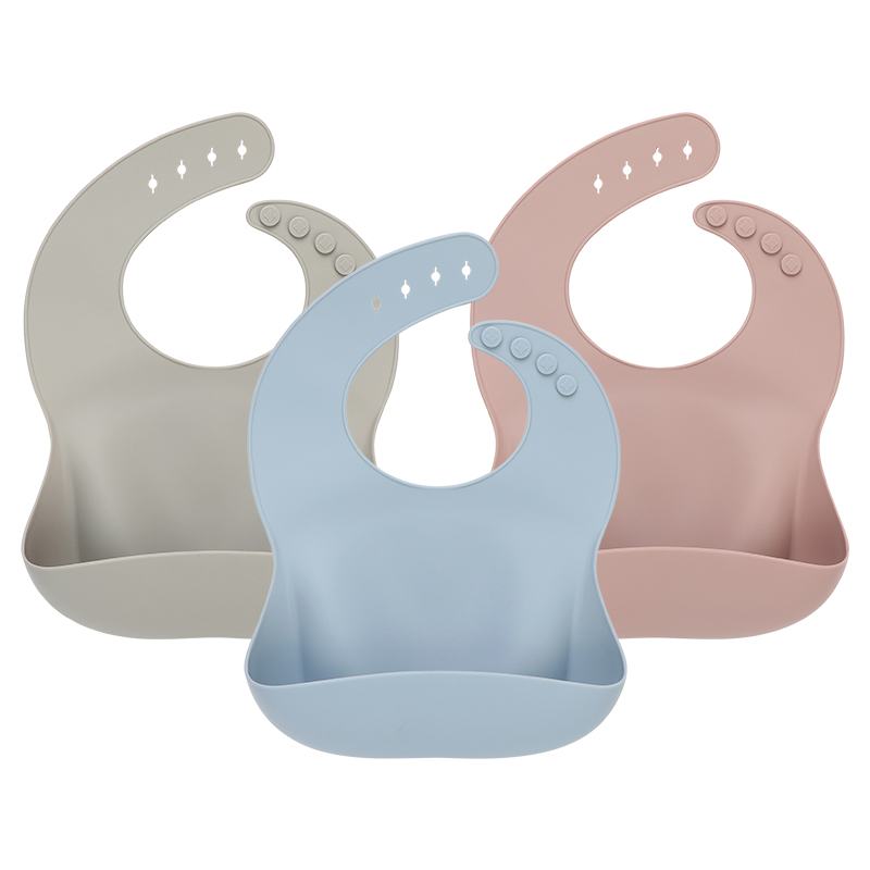 

1pc Solid Silicone Baby Feeding Bibs Burp Cloths Bandana Infant Toddler Drooling Babador Scarf Aprons Baby bibs, B02