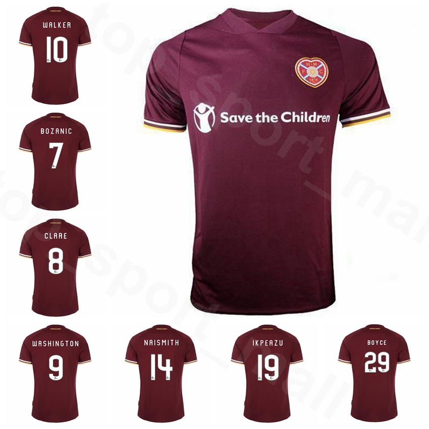 

2020 2021 Soccer Heart of Midlothian Jersey WALKER IKPEAZU WASHINGTON NAISMITH COCHRANE MORRISON CLARE BOZANIC BOYCE Football Shirt Kits, Black;yellow