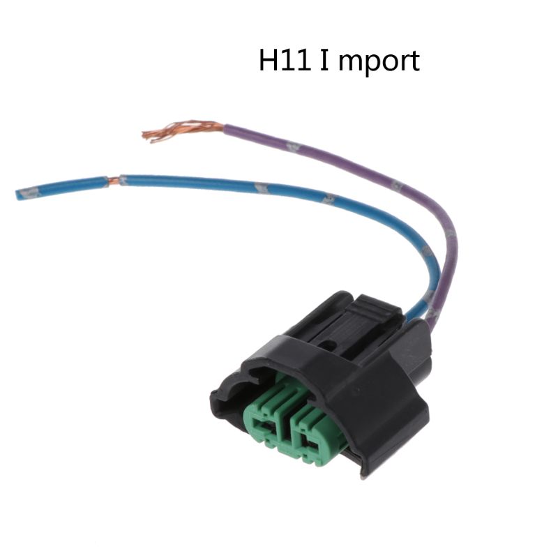 

Import H11 Car Halogen Bulb Socket Power Adapter Plug Connector Wiring Harness L41C