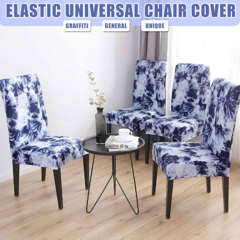 

Universal Size Big Elastic Chair Cover Christmas Cheap Stretch Chair Cover Seat Slipcovers For Dining Room Hotel Banquet Home