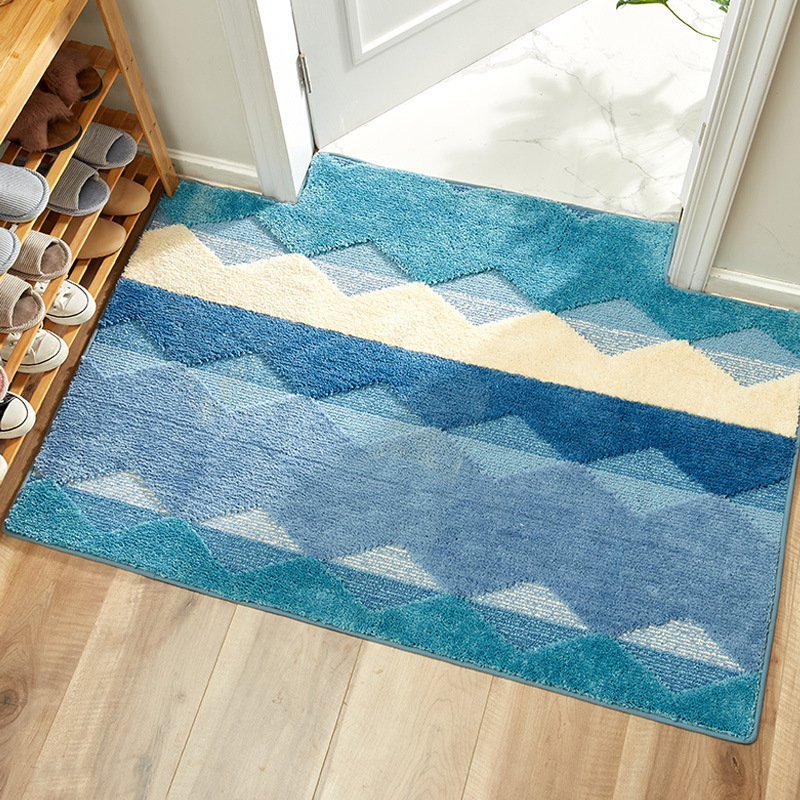 

Door Mat Carpet Household Entrance Door Mat Lobby Living Room Carpet Bedroom Cut kitchen rugs bathroom mats and rugs