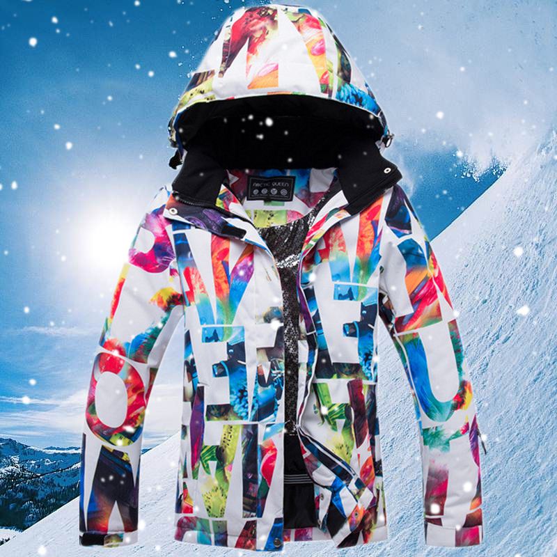 

Winter Ski Jacket Womens Waterproof Windproof Thick Warm Snow Coat Outdoor Sport Female Thermal Snowboarding Skiing Jacket, 778 jacket