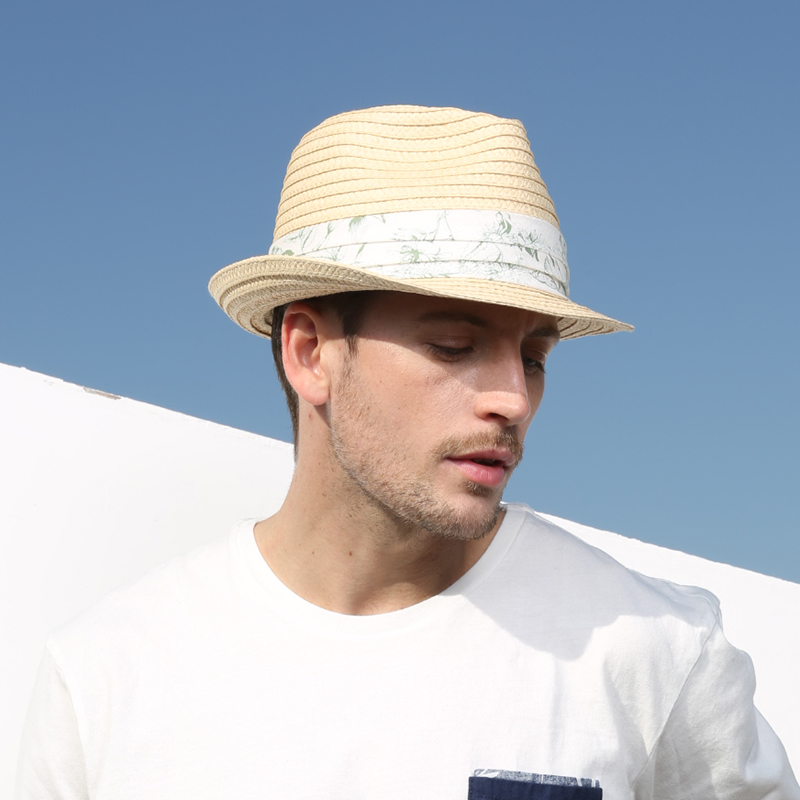 

Sedancasesa 2020 New Fashion Unisex Natural Straw Hats for Women Men Summer Cap Beach Sun Caps Straw Cap Sun Hat UV Protection, Natural color