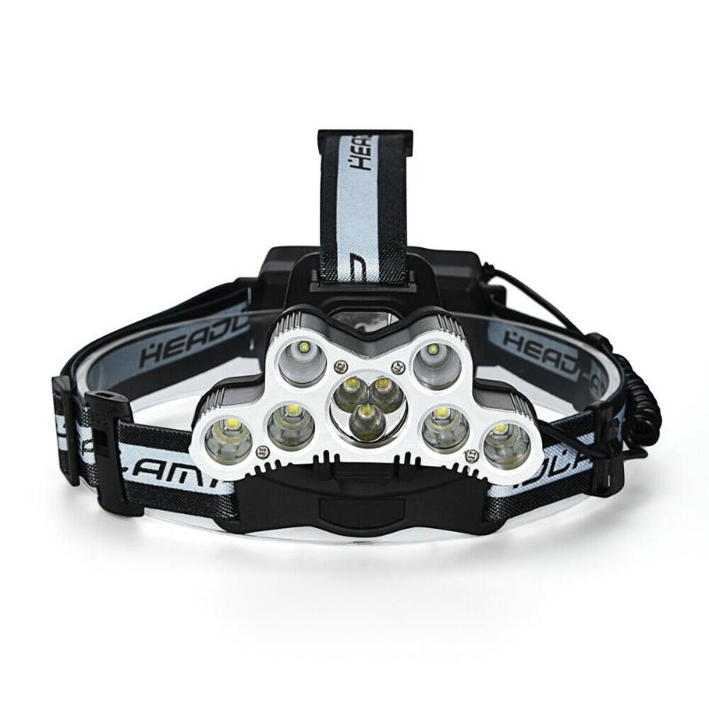 

200000LM Rechargeable 9 LED Headlamp Headlight Head Light Lamp Torch