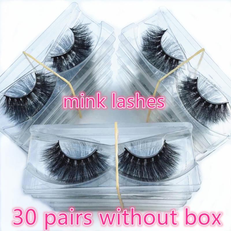 

Morwalendi Lashes 30 pairs Mink lashes 3D false eyelashes wholesale daily reusable mink eyelashes new handmade cilios