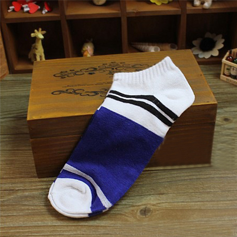 

Men's Cotton Colorful Sock Cozy Soft Warm Winter Dress Striped Ankle Cotton Socks Christmas Gift Socks 013, Color5