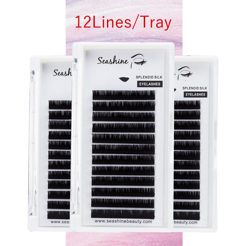 

Seashine Individual Lashes Factory Hand Made Mink Lashes Soft And Comfortable Classic Lahses Eyelash Extension
