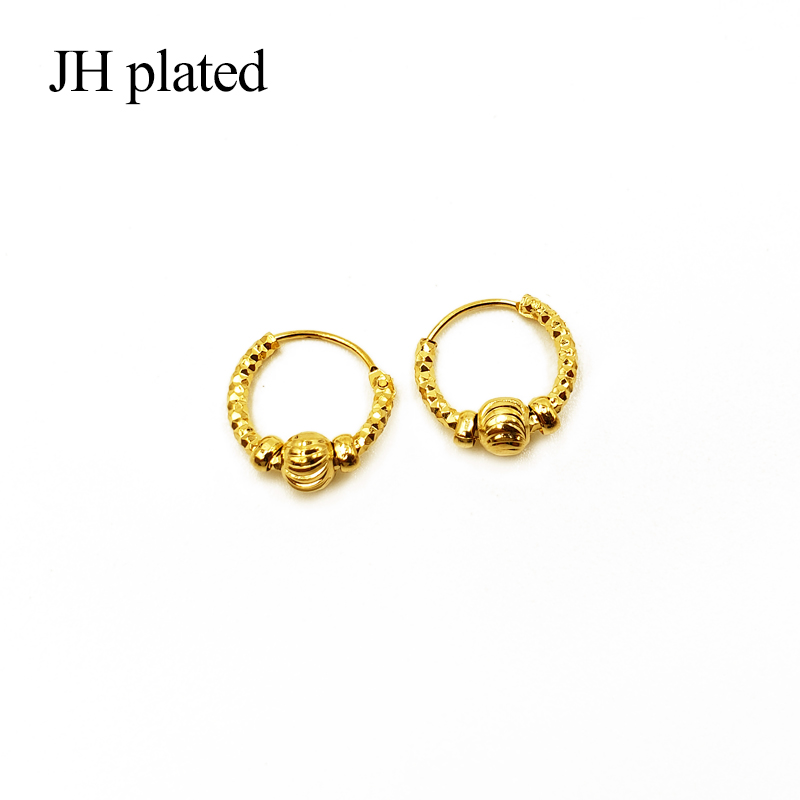 

JHplated 2020 Fashion 24K Gold Color Small Earrings for Women/Girls Jewelry with Ethiopian Africa,Arabia,Middle East Best Gift