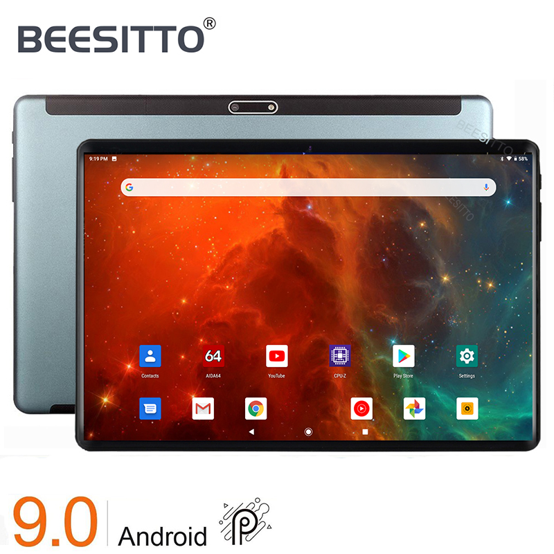 

Free Shipping Android 9.0 OS 10 inch tablet 3G Quad Core 32GB eMMC Storage 1280X800 IPS Kids Gift Tablets 10 10.1, Black