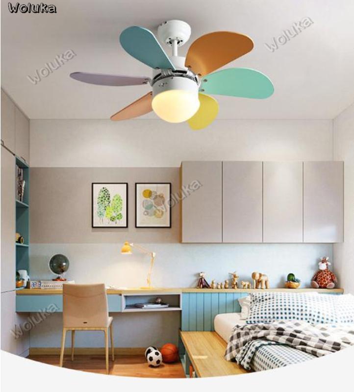 

Nordic fan lights ceiling fan lights mute living room bedroom children's room lamps CD50 W03