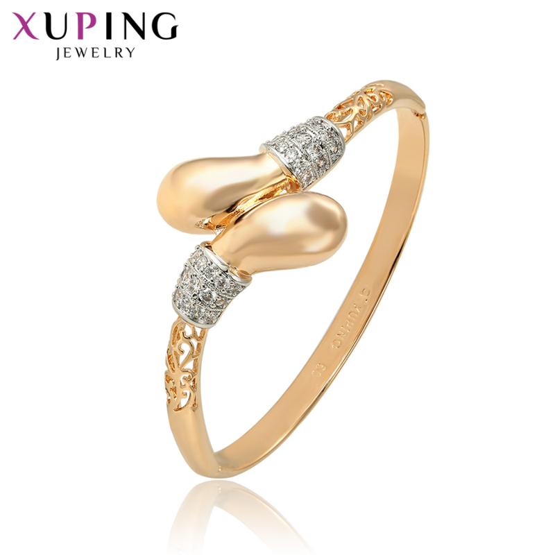 

Xuping Fashion Bangle New Arrival High Quality Jewelry Gifts Vintage Gold-color Plated Bangle S96,5-52142