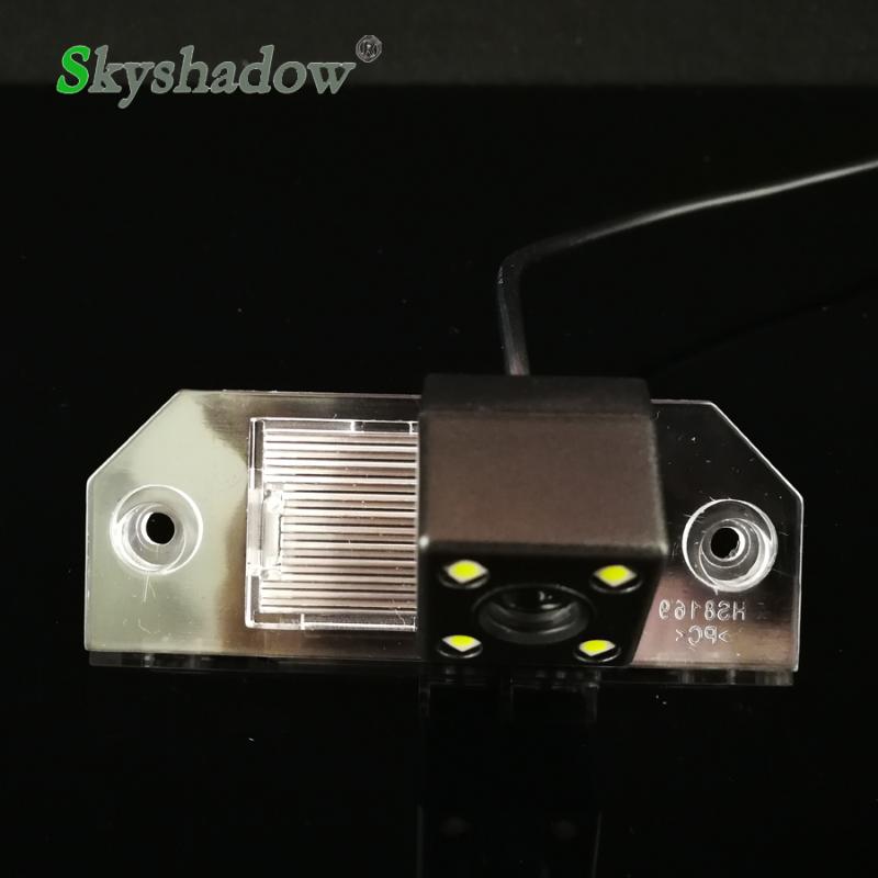 

HD Car Rearview Rear view Back up camera monitor screen filter For Focus Sedan Parking Line Waterproof Night Vision 4LED