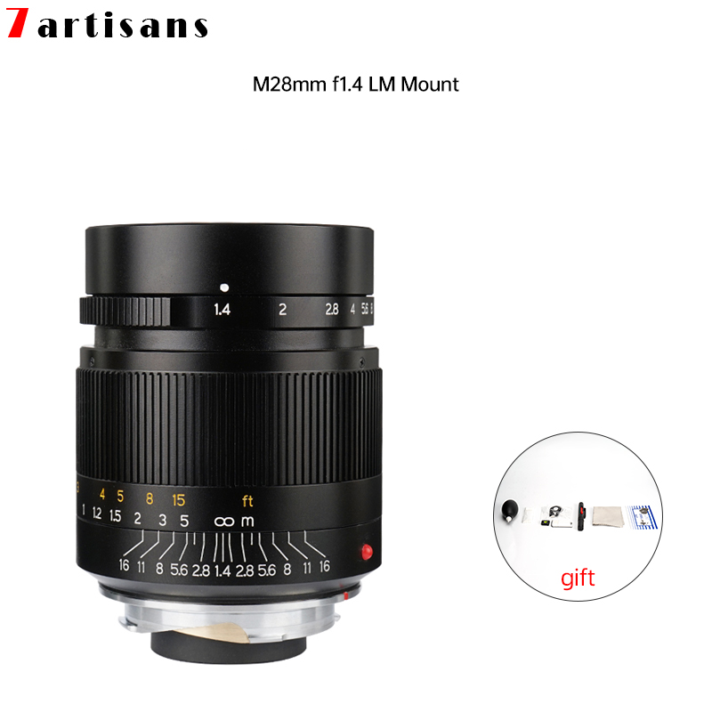 

7 artisans 28mm F1.4 Large Aperture paraxial M-mount Lens for Leica Cameras M-M M240 M3 M5 M6 M7 M8 M9 for FEplus Free Shipping