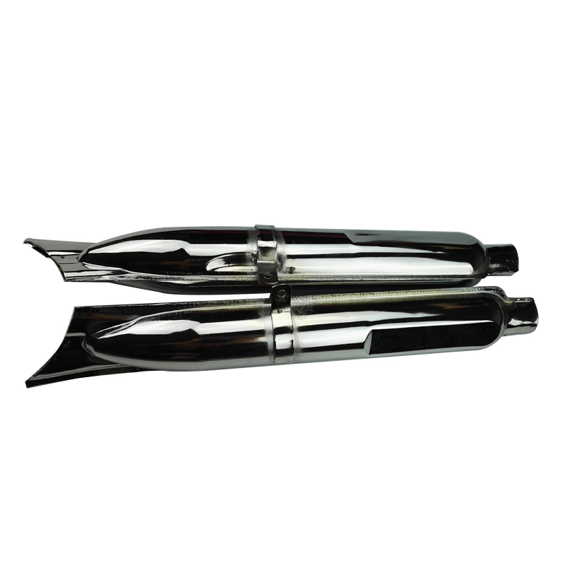 

DUPANQ CJ750 Motorcycle Exhaust Pipe Muffler Chrome or Black 24HP 32HP CJK750 Engine Ural Moto Case For R12 R71 M72 M1