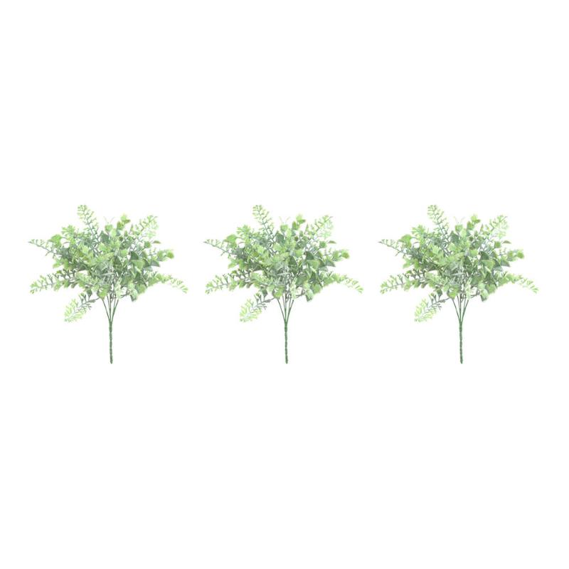 

5 Fork Simulation Tufted Staghorn Grass Artificial Shrubs Creative Decorative Plant Ferns Simulation PlantFern Wall Accessories, Light green