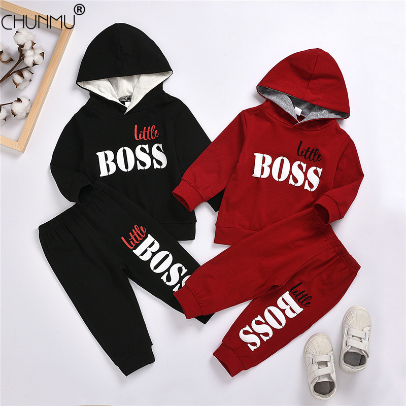 

Spring Autumn Baby Boy Clothing Suits Baby Girls Clothes Sets Children Suit Sweatshirts Pants 2 pcs Sport Outfit Kids Set, Wine red