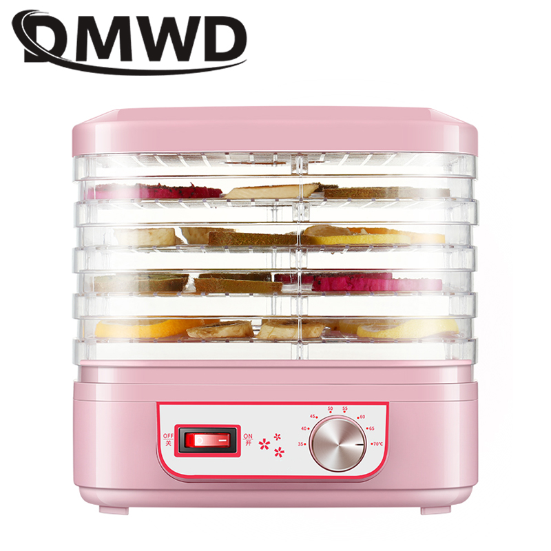 

DMWD Dehydrator 8 Trays Dried Fruit Vegetable Meat Drying Machine Electric Yogurt Maker Pet Snacks Air Dryer Oven EU