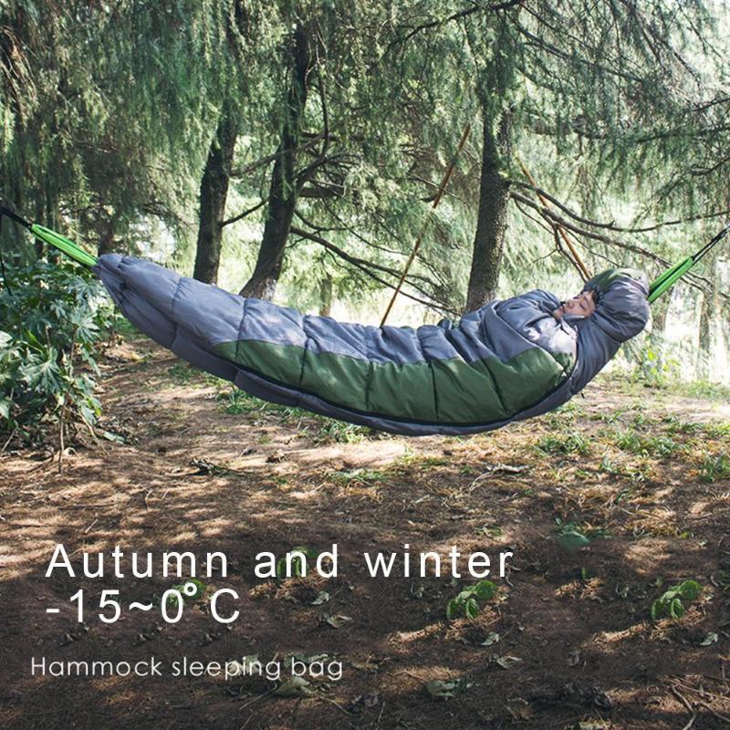 

Camping Sleeping Bag Portable Hammock Underquilt Hammock Thermal Under Insulation Blanket Accessory For Camping O1L5