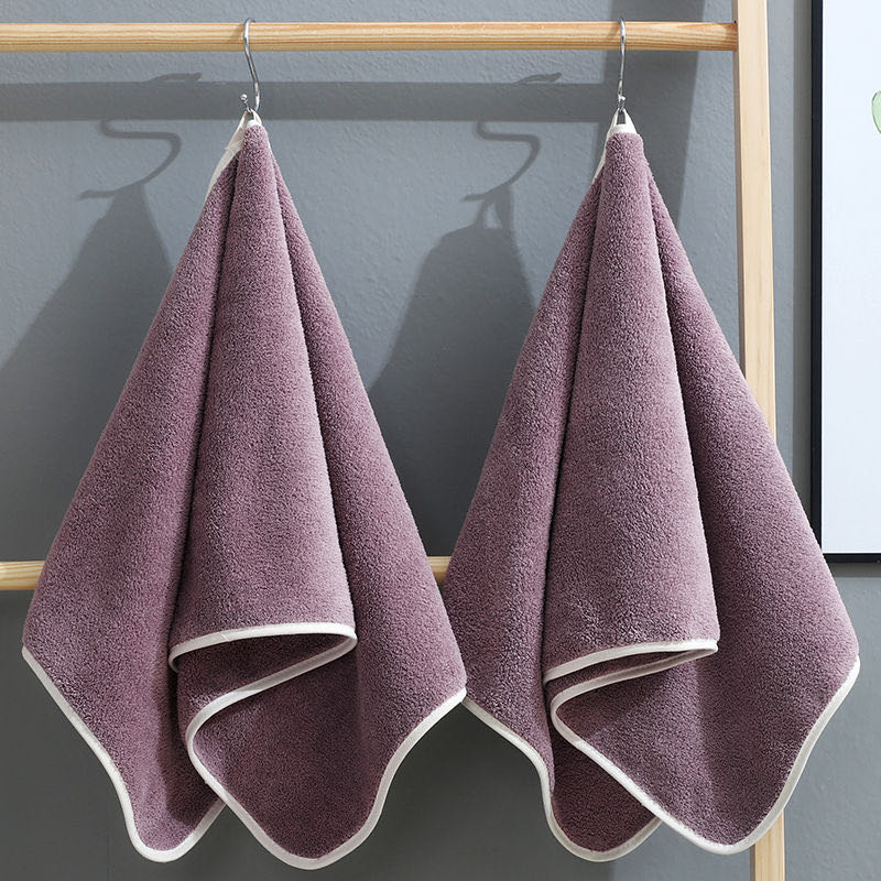 

1pcs bathroom towel towel microfiber comfortable handkerchief face cloth soft face absorbent beach fitness, Pink