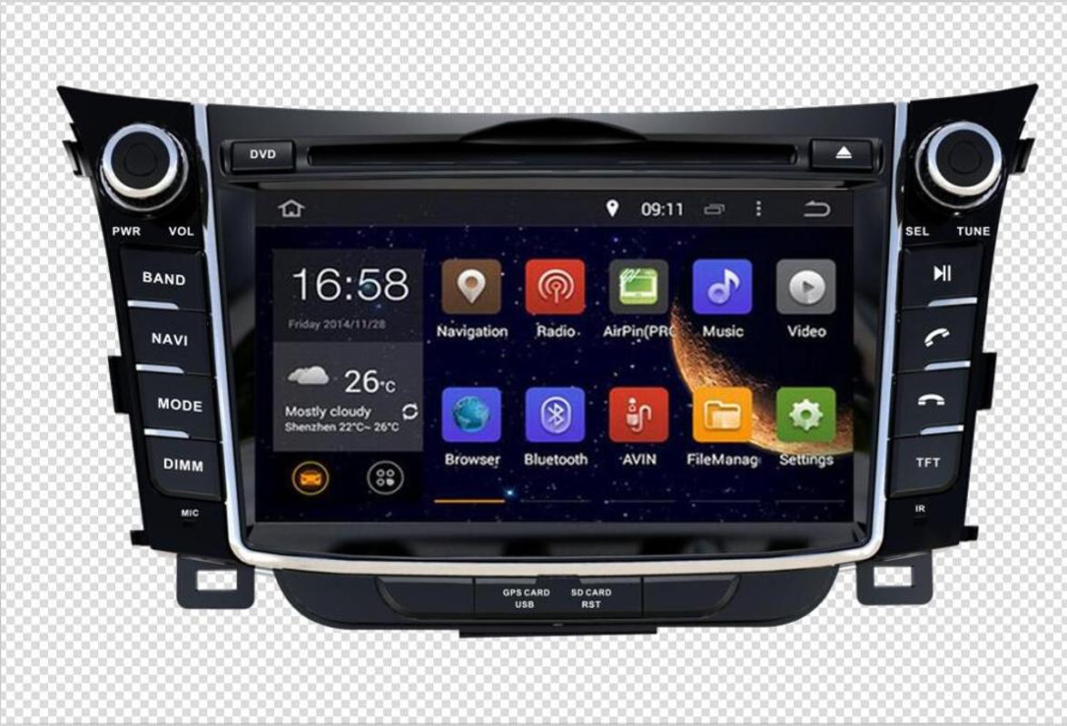 

Android10 Car DVD player GPS Navigation Headunit For I30 Elantra GT 2012+ multimedia radio tape recorder IPS auto stereo