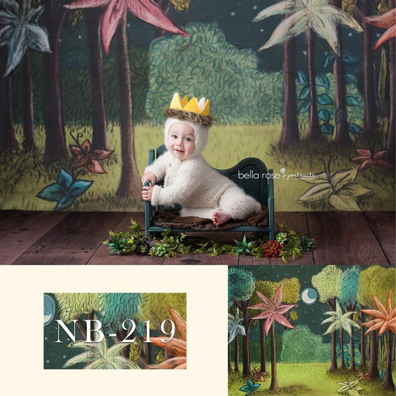 

Newborn Photography Backdrop Wild One Birthday Party Decor Banner Baby Cake Smash Background for Photocall