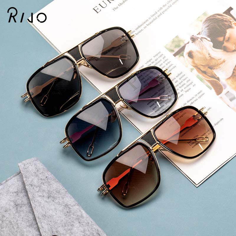 

Men's high-quality sunglasses polarized metal frame multicolor gradient sunglasses driving essential single product o