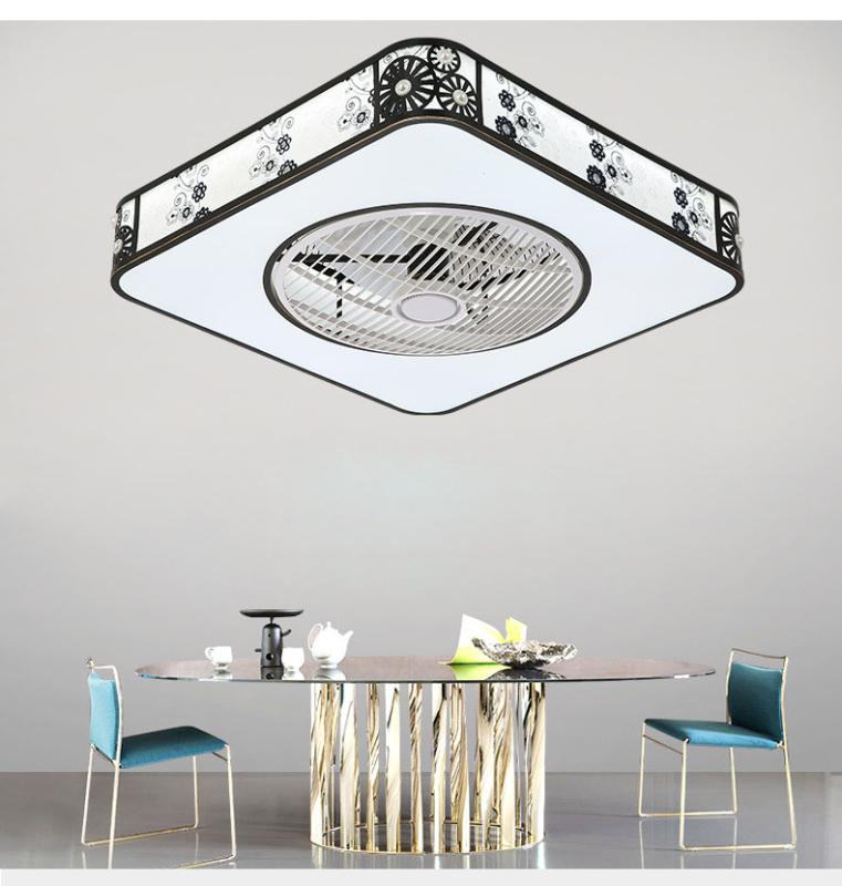 

LED Retro Ceiling Fan Light Ceiling Fan Light Restaurant Sleek Minimalist Invisible Fans with Lights