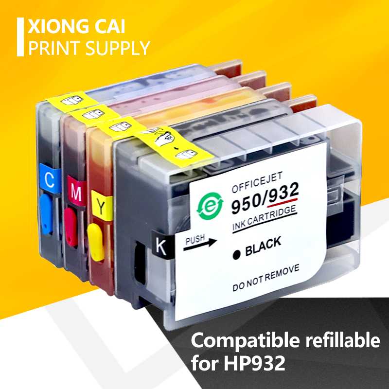 

Refillable Ink cartridge Compatible for 932 933 for 932 932XL 933XL Officejet 6100 6600 6700 7110 7610 7612 7510 printer