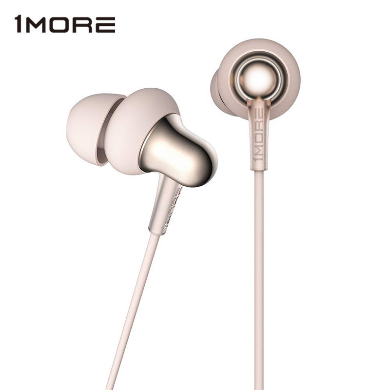 

1MORE E1025 Stylish Dual-dynamic Driver In-Ear Earphones with 4 Fashion Colors MEMS Mic and In-Line Remote Controls Smartphones