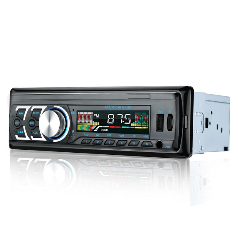

Bluetooth hand's free Stereo Autoradio Car Radio 12V In-dash 1 Din FM Aux Input Receiver SD USB MP3 MMC WMA Car Audio Player