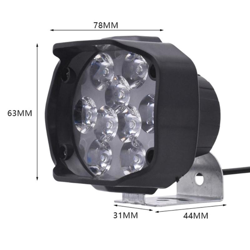 

2PCS 9 W Car LED Work Light Off-road Lamp for Motorcycle ATV 4WD Waterproof Fog Lamp Driving Lights