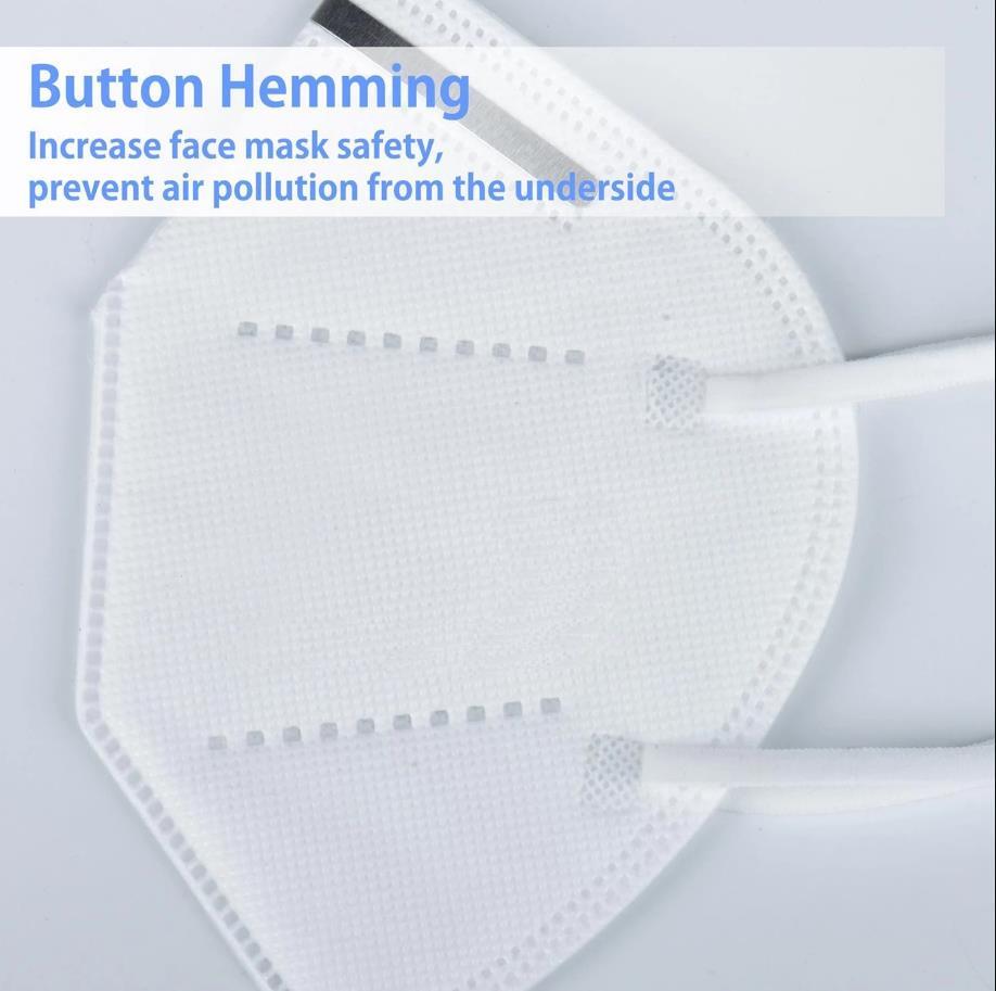 

DHL Free shipping Reusable 5ply kn95 mask with filter,foldable particulate respirator with certificate face mascarillas