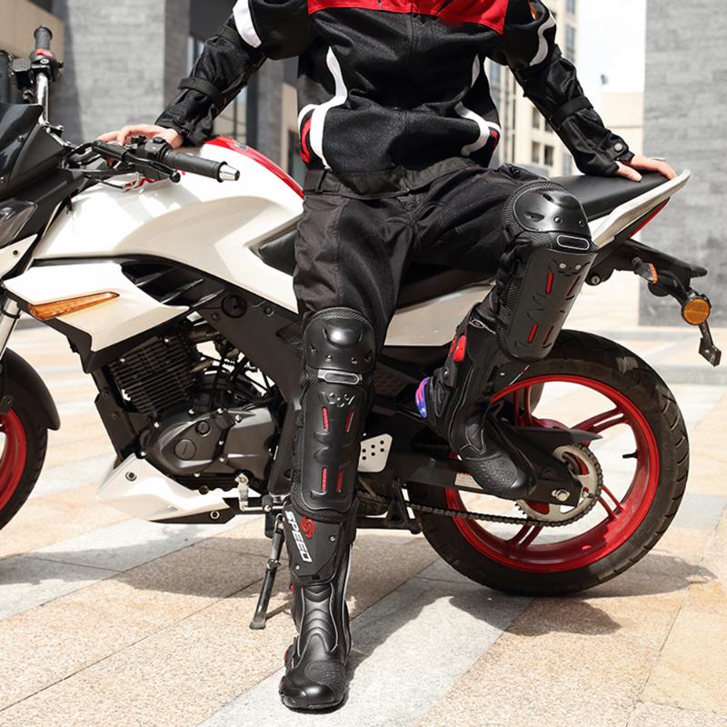 

4PCs Knee Pads Moto Knee Brace Elbow Guards Bike Motorcycle Protective Pads Outdoor Sports Cycling Protector Gear