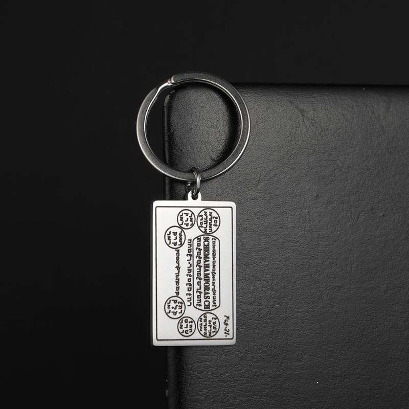 

Dawapara The Twelfth Table of Schemhamforasch on All Spirits of The Magia Alba Et Nigra Pendant Key Ring