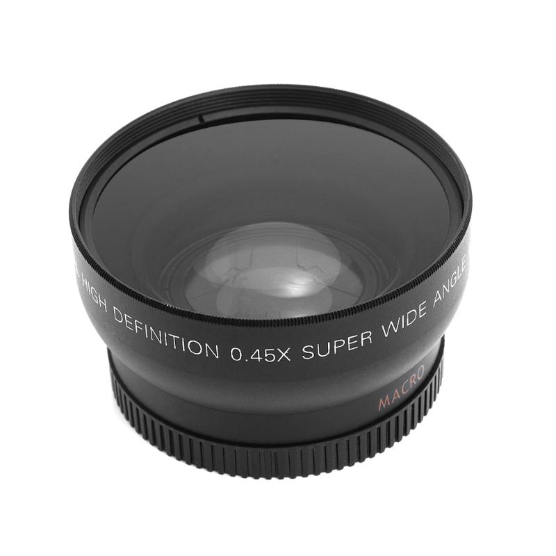 

Andoer HD 52MM 0.45x Wide Angle DSLR Camera Lens with Macro Lens for Canon Nikon Sony Pentax with 52mm size Filter thread