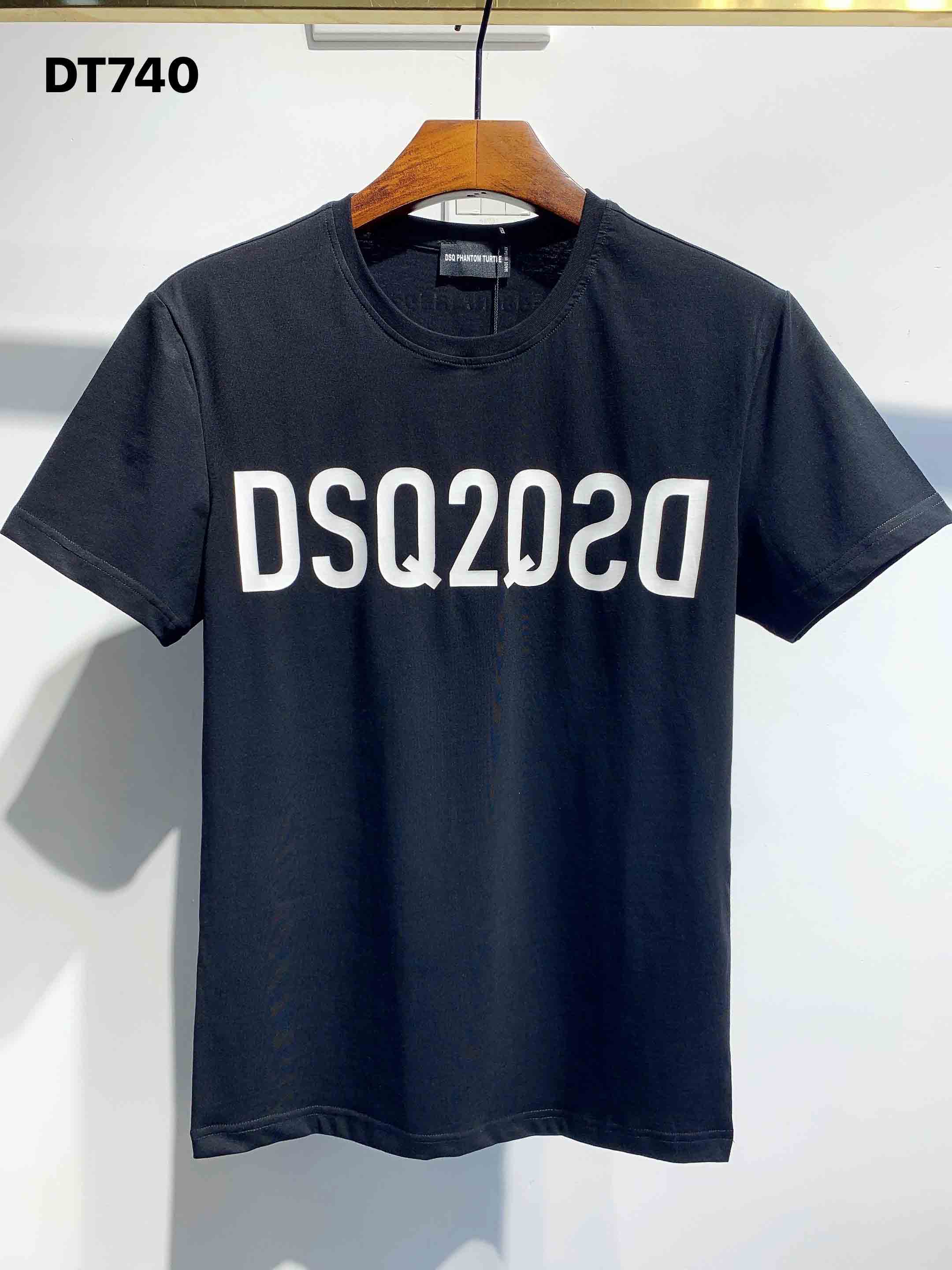 

DSQ t shirts Mens Designer T Shirts Black White Men Summer Fashion Casual Streetwear T-shirt Tops Short Sleeve Size M-XXXL 32206