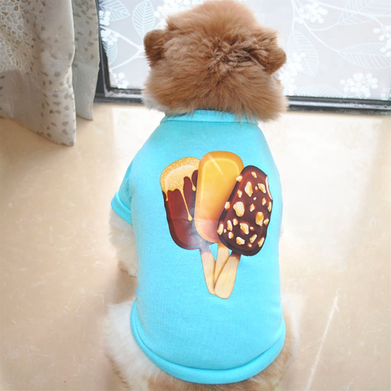

Dog Soft T-shirt Puppy Clothes Cartoon Pet Clothes Summer Shirt Casual Vests For Small Medium Pets u, Black