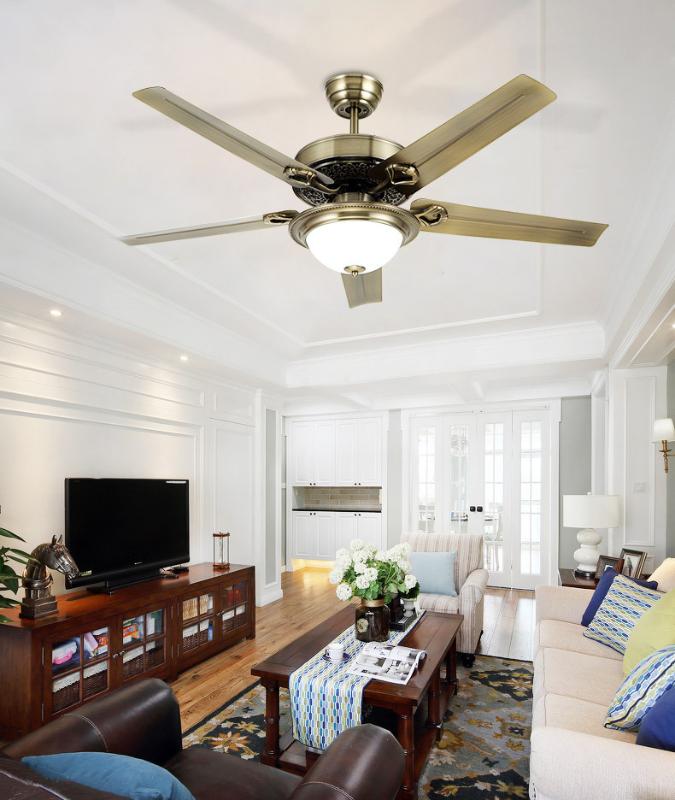 

European Style Luxurious Ceiling Fan Lights Lamps Remote Control Ceiling Fans Dining room Living room LED Fan Lamp Ventilador