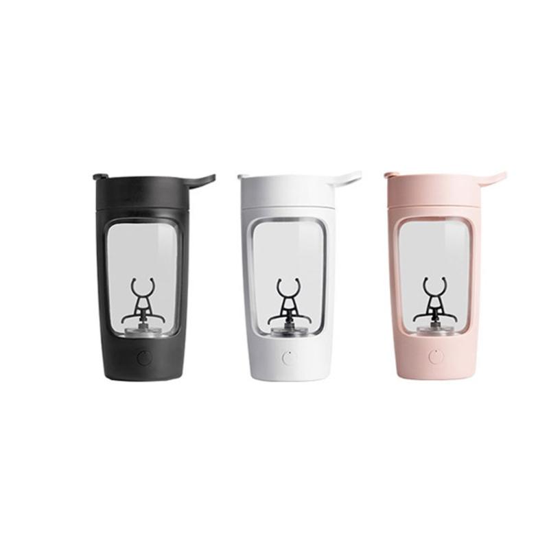 

Portable Leakproof Electric Shaker Bottle 650ml USB Rechargeable Protein Shaker Mixer Cups Water Bottle for Sports Gym