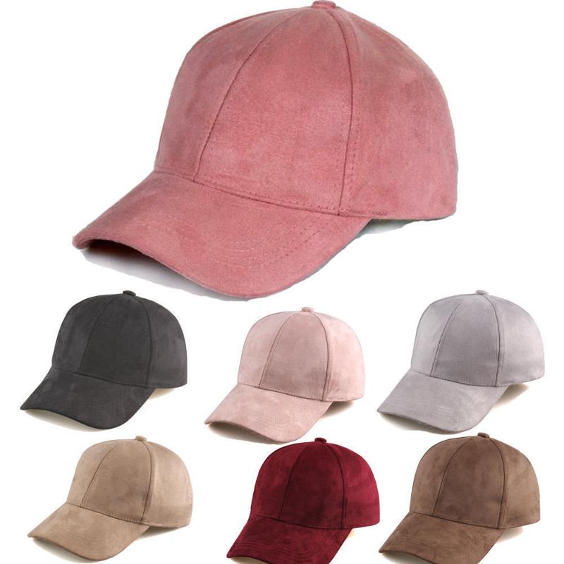 

2020 New Brand Stylish Men Women New Black Baseball Cap Snapback Hat Hip-Hop Adjustable Bboy Caps Suede Multi-Colors Hats