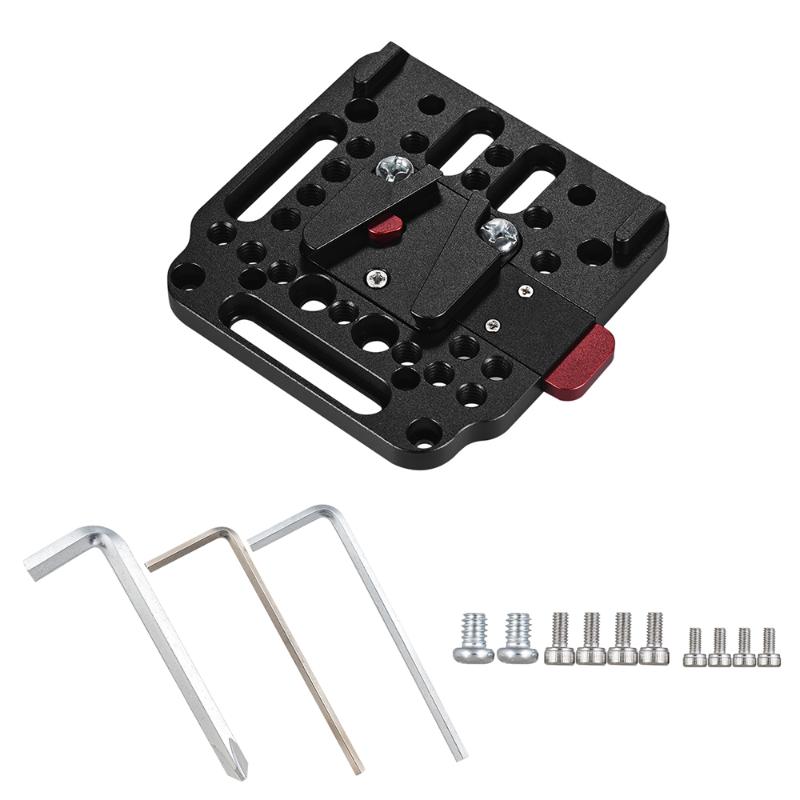

V-Lock Assembly Kit Quick Release Plate Set Based on the Standard V-Lock Camera Rig - 1846 for V-Mount Battery 2020 New