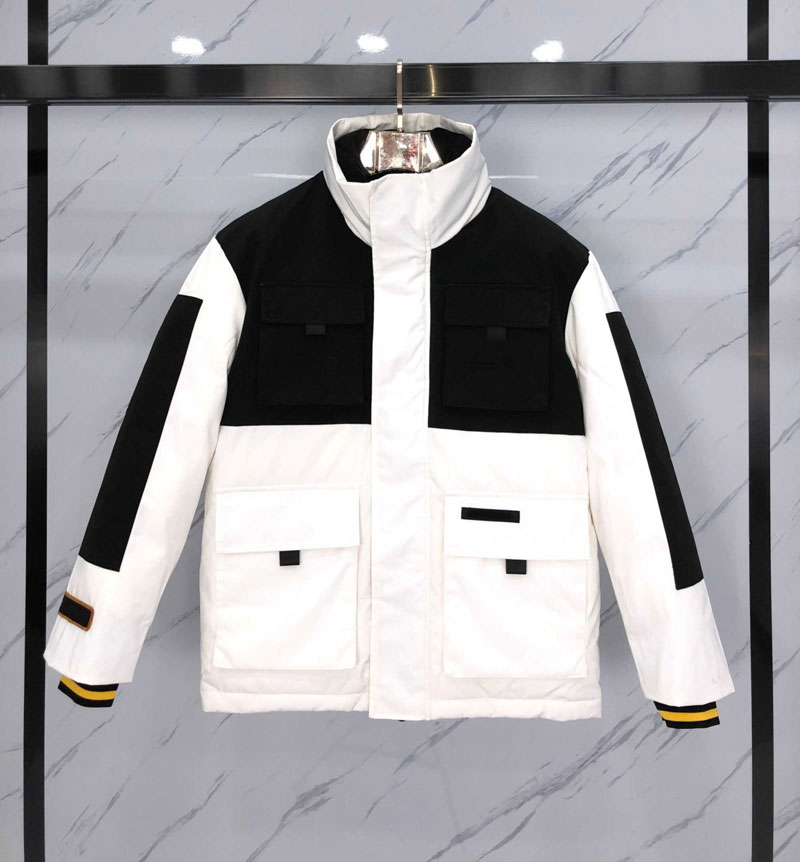 

20ws Fashion Men Women Parkas Jacket New Winter Keep Warm Down Coats High Quality Thick Mens Parkas Jackets 4 Colors Size -2XL, Black