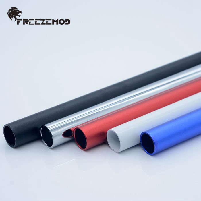 

FREEZEMOD computer pc water cooler metal tube 14mm aluminum alloy multi color sandblasted anode. SLYG-L14