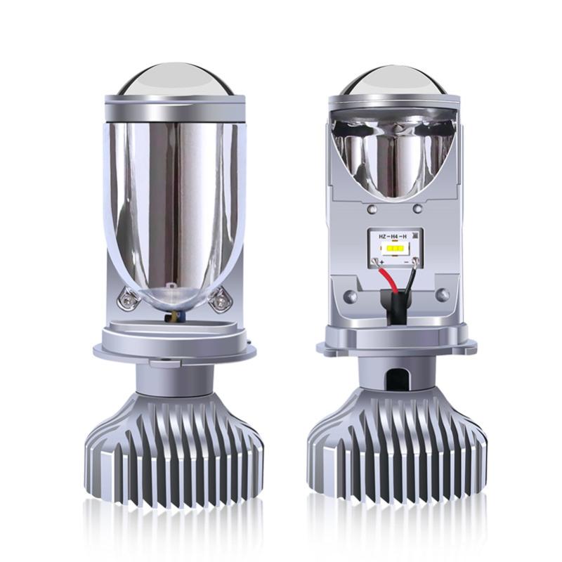 

H4 LED Bulb with Mini Projector Lens H4 LED Conversion Kit 14000LM Automobiles Hi/Lo Beam Headlight Bulbs 12V 24V 6000K