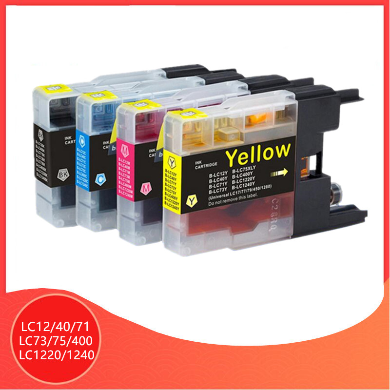 

Compatible Ink Cartridge for LC12 LC40 LC71 LC73 LC75 LC400 LC1220 LC1240 For Brother Printer ink MFC-J6910CDW J6710CDW