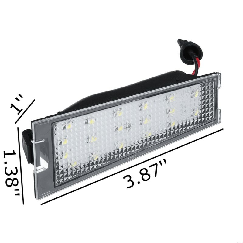 

Rear License Plate Light DC 12V C0608A0OEM-D136-196 Accessories 1 pair, As pic