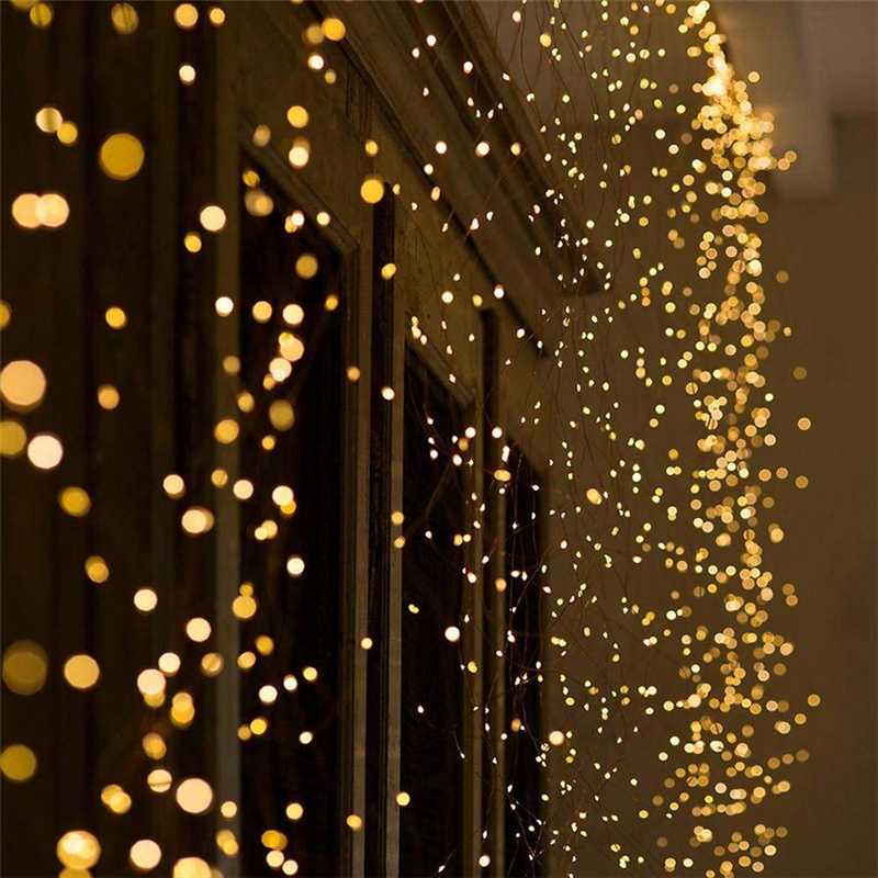 

2M 3M 4M 5M Copper Wire LED String lights Holiday lighting Fairy Garland For Christmas Trees Wedding Party Decor Merry Christmas